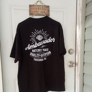 Black Harley Davidson Extra Large Dealership Shirt